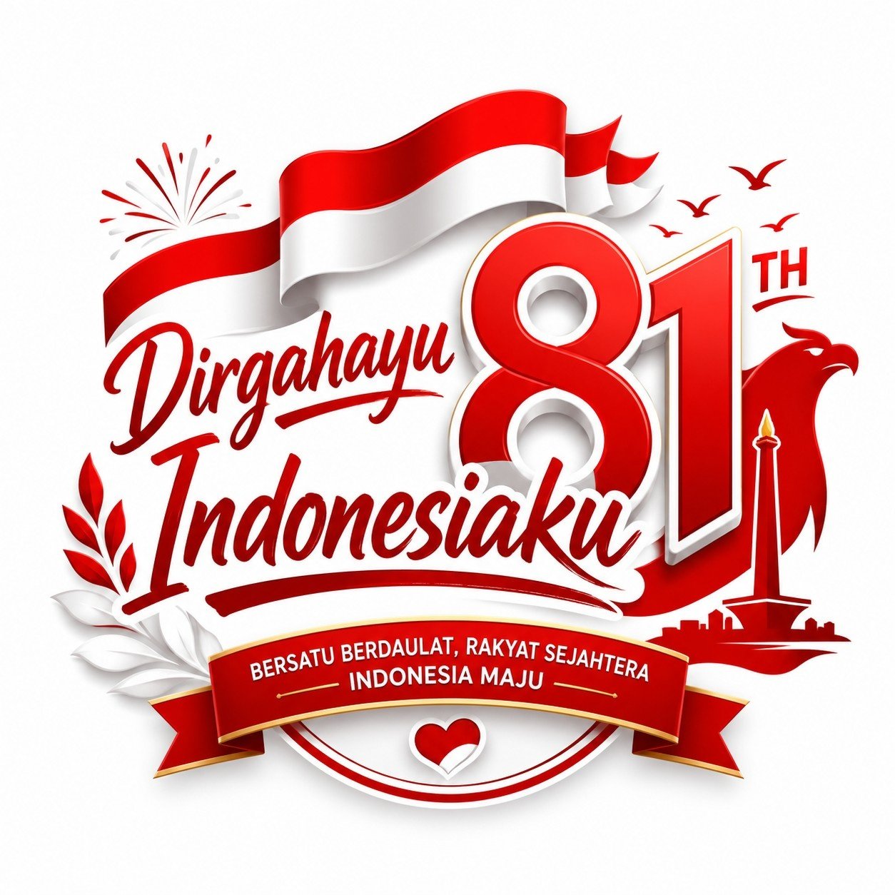 DIRGAHAYU INDONESIAKU KE 81
